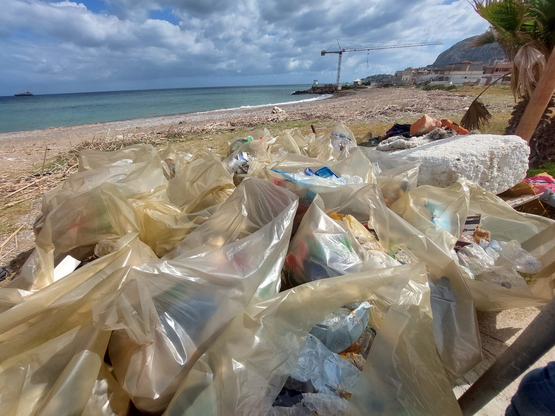 Pulizia della Spiaggia della Playa ad Aspra